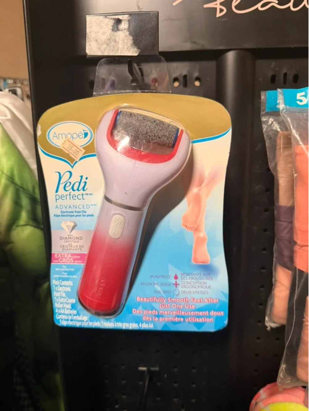 Amope Pedi Perfect Electronic Foot File System – Callus Remover Tool Kit NEW